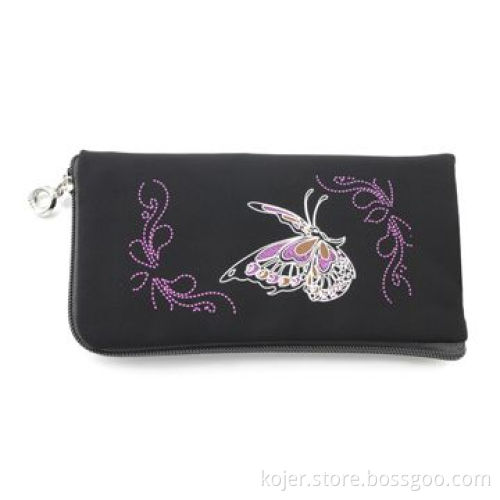 Cellphone Pouch, Made of Velvet, with Zipper Slider and Lanyard, Ideal for Apple's iPhone 4/4S